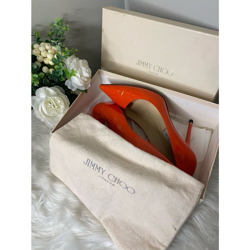 🛍️ Jimmy Choo Authentic “Abel”Patent Leather Pumps With Original Packaging